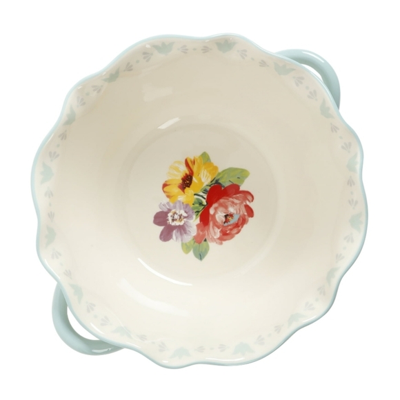 ❤️ New Pioneer Woman Sweet Romance Blossoms Serving Bowl with Handles - Picture 3 of 5